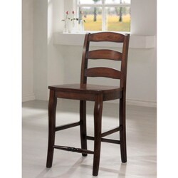 Laderback 24-inch Bar Stools (Set of 2)