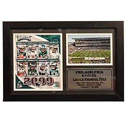 2009 Philadelphia Eagles 12x18-inch Photo Stat Frame