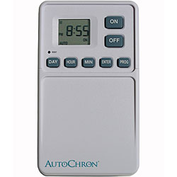 AutoChron Programmable Wall Switch Timer