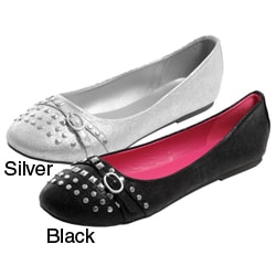 Glaze by Adi Women's Studded Ballet Flats