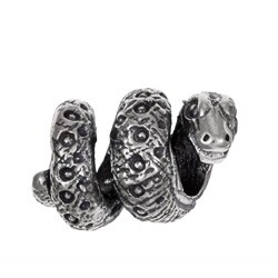 Signature Moments Sterling Silver Snake Bead