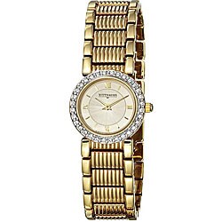 Wittnauer Womens' Goldtone Plated Steel Crystal Watch