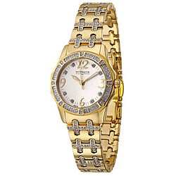 Wittnauer Women's Goldplated Crystal Diamond-accent Watch