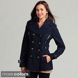 Miss Sixty Women's Wool Blend Peacoat