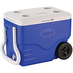 Coleman 40-quart Blue Wheeled Cooler
