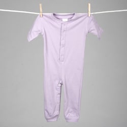 Aegean Infant Girl's Lilac Long Johns Sleeper