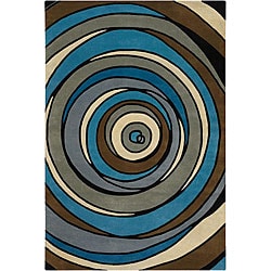 Hand-tufted Estella Multi-color Wool Rug (9' x 13')