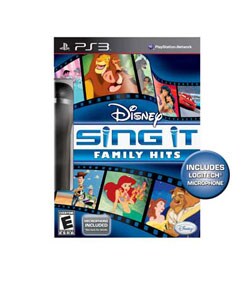 PS3 - Disney Sing It: Family Hits (W/Microphone )- By Disney Interactive