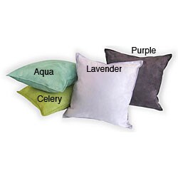 Suede 18-inch Decorative Pillows (Set of 6)