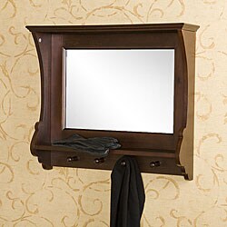 Kelly Espresso Wall Mirror
