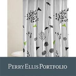 Perry Ellis Asian Lilly Shower Curtain
