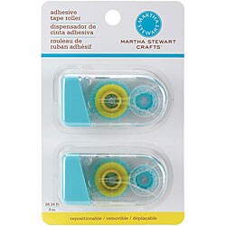 Martha Stewart Removable Adhesive Tape Roller (Pack of 2)