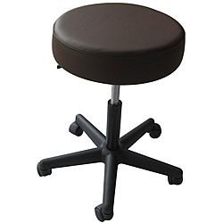 Rolling Adjustable Chocolate Medical/ Massage Stools (Pack of 2)