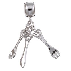 Signature Moments Spoon/ Knife/ Fork Dangle Charm