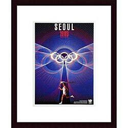 'Seoul 1988' Wood Framed Print