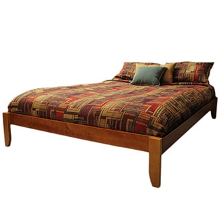 Scandinavia Queen-size Solid Bamboo Wood Platform Bed