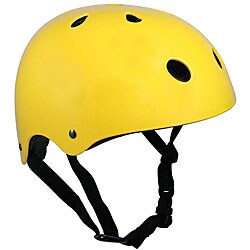 Universal Adult Medium Yellow Sport Helmet 
