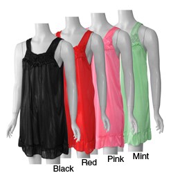 Happie Brand Women's Rosette Tricot Nightgown