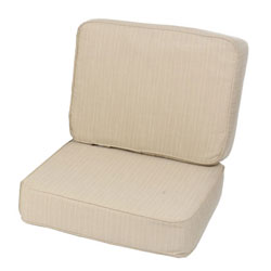 Kokomo Teak Lounge Chair Seat/ Back Cushion Set made with Sunbrella Fabric