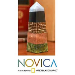 Gemstone 'Life Force' Obelisk (Peru)