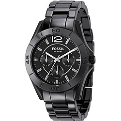 Fossil CE1003 Men's Black Ceramic Multifunction Chronograph Watch