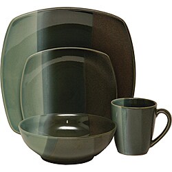 Sango Deco Green 16-piece Dinnerware Set