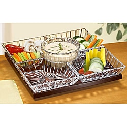 Crystal Clear Alexandria 14-inch Lazy Suzan