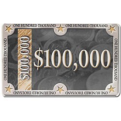 Ceramic Monte Carlo Plaque with Dollar Amounts