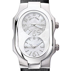Philip Stein Women's 'Signature' Black Strap Watch 1-F-FSMOP-IB