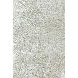 Jungle Sheep Skin Ivory Rug (5' x 7'6)