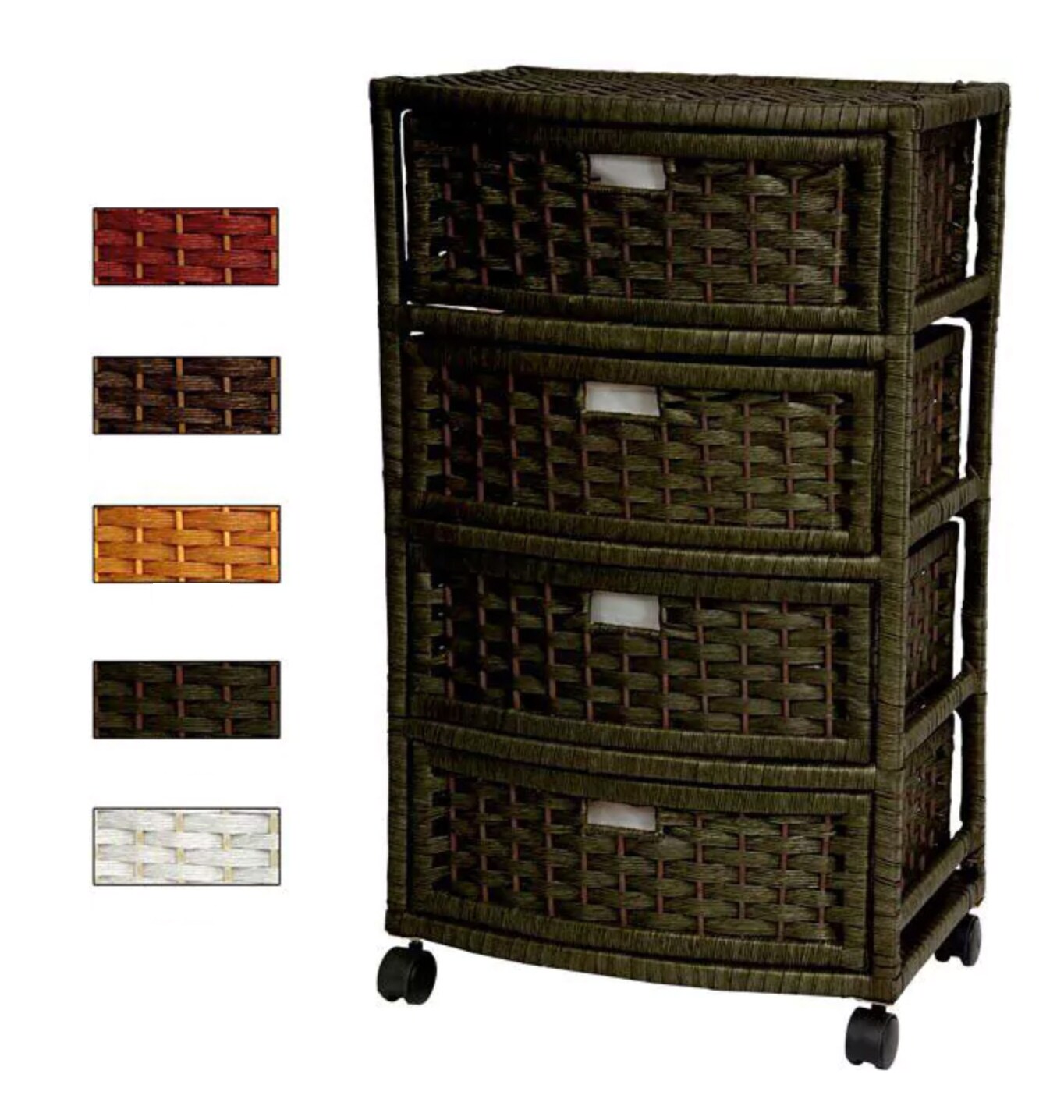 Natural Fiber 29-inch Chest of Drawers (China)