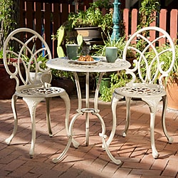Christopher Knight Home Anacapa Off-white Bistro Set