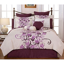 Grapevine 8-piece Bed in a Bag with Sheet Set