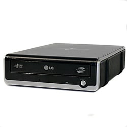 LG GE24LU20 24x LightScribe DL USB 2.0 Black External DVD-RW Drive