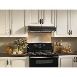 Broan Evolution 1 Series 30-inch Black Under-cabinet Range Hood