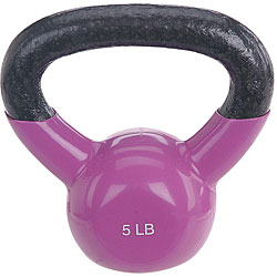 Sunny Vinyl Coated 5-pound Kettle Bell