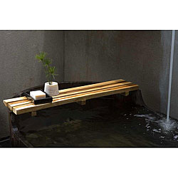 Farmed Teak Oil Finished Bath Bar (Thailand)