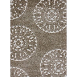 Jullian Beige Shag Rug (7'7 Square)