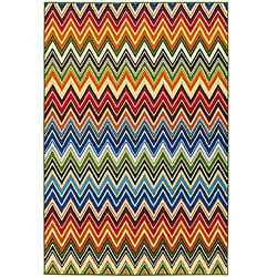 Dershyl Multicolor Geometric Rug (5' x 8')