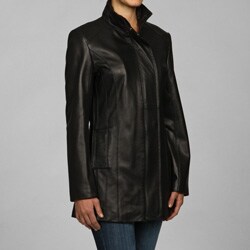 Izod Women's New Zealand Lambskin Jacket