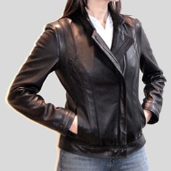 Izod Women's New Zealand Lamb Leather Jacket