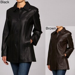 izod women's leather jacket