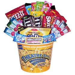 Junk Food Junky Candy Gift Basket.