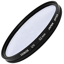Zeikos 52mm UV Multi-coated Glass Lens Filter