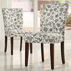 ETHAN HOME Decor Bubble Print Dining Chairs (Set of 2)