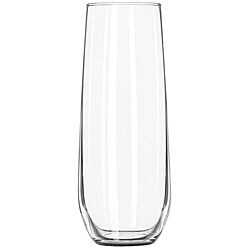 Libbey Stemless 8.5-oz Flutes (Pack of 12)
