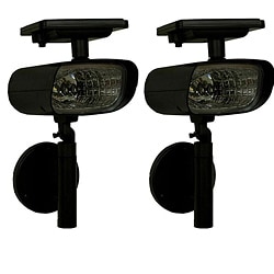 Tricod Wall Mount Solar Spotlights (Set of 2) - 12962451 - Overstock.com Shopping - Great Deals ...