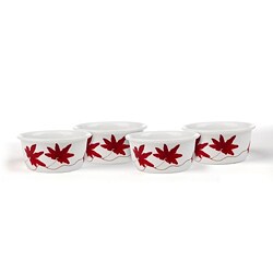Mikasa Pure Red Porcelain Ramekins (Set of 4)