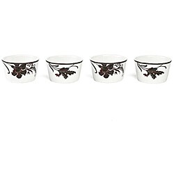 Mikasa Cocoa Blossom 4-inch Ramekins (Set of 4)