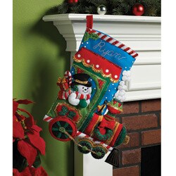 Bucilla Candy Express Felt Stocking Kit